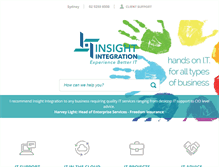 Tablet Screenshot of insightintegration.com.au